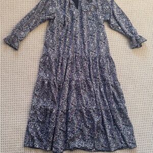 Piper & Scoot Floral Long Sleeve Maxi Dress